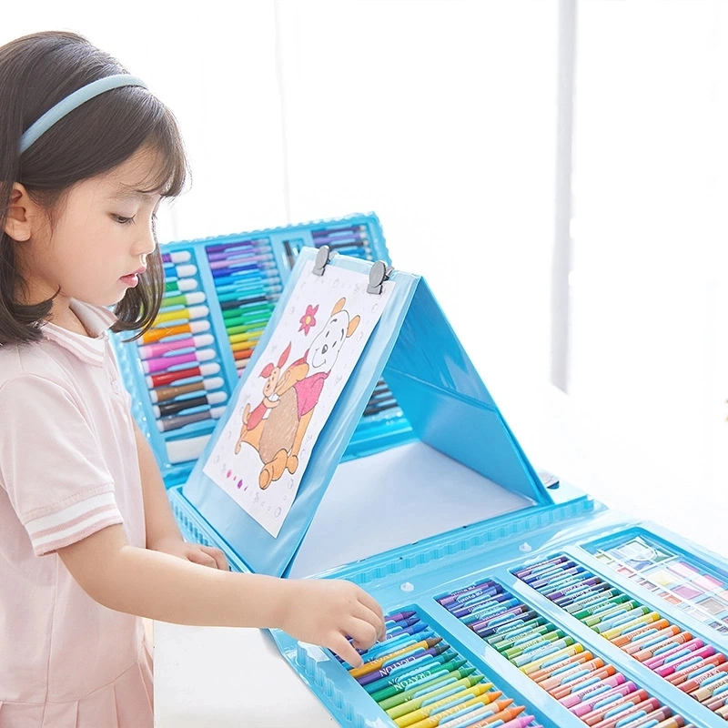 Back to School 176-Piece Stationery Gift Art Set for Kids